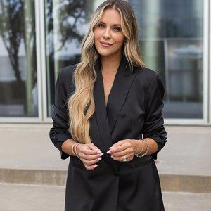 The Drop Women's Black Double Breasted Blazer Dress by @kerrently